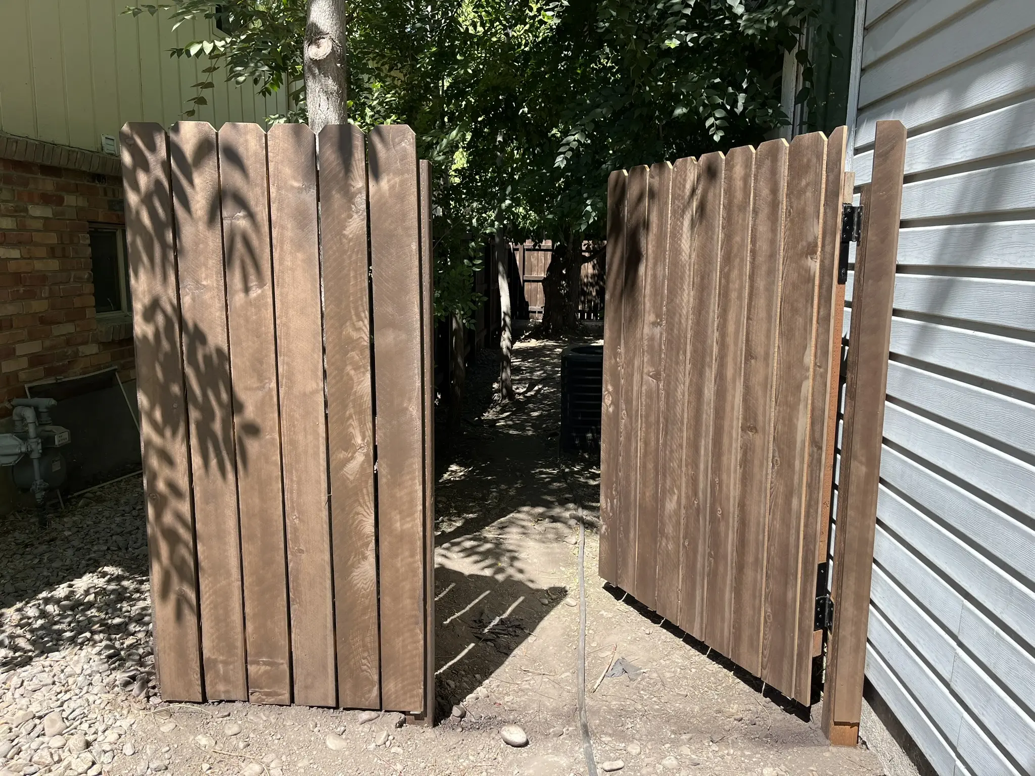 Wood and vinyl fences